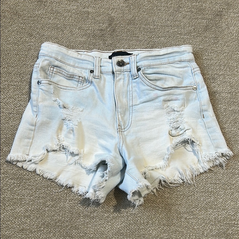 Women's Distressed Denim Shorts